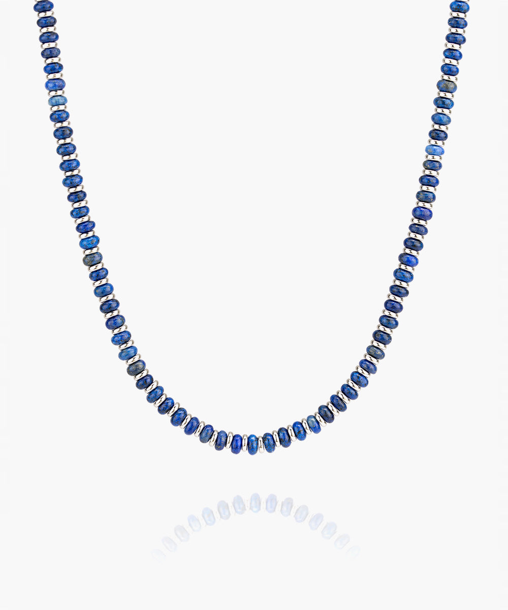 Brontide Necklace Lapis Lazuli | Silver – Pig & Hen