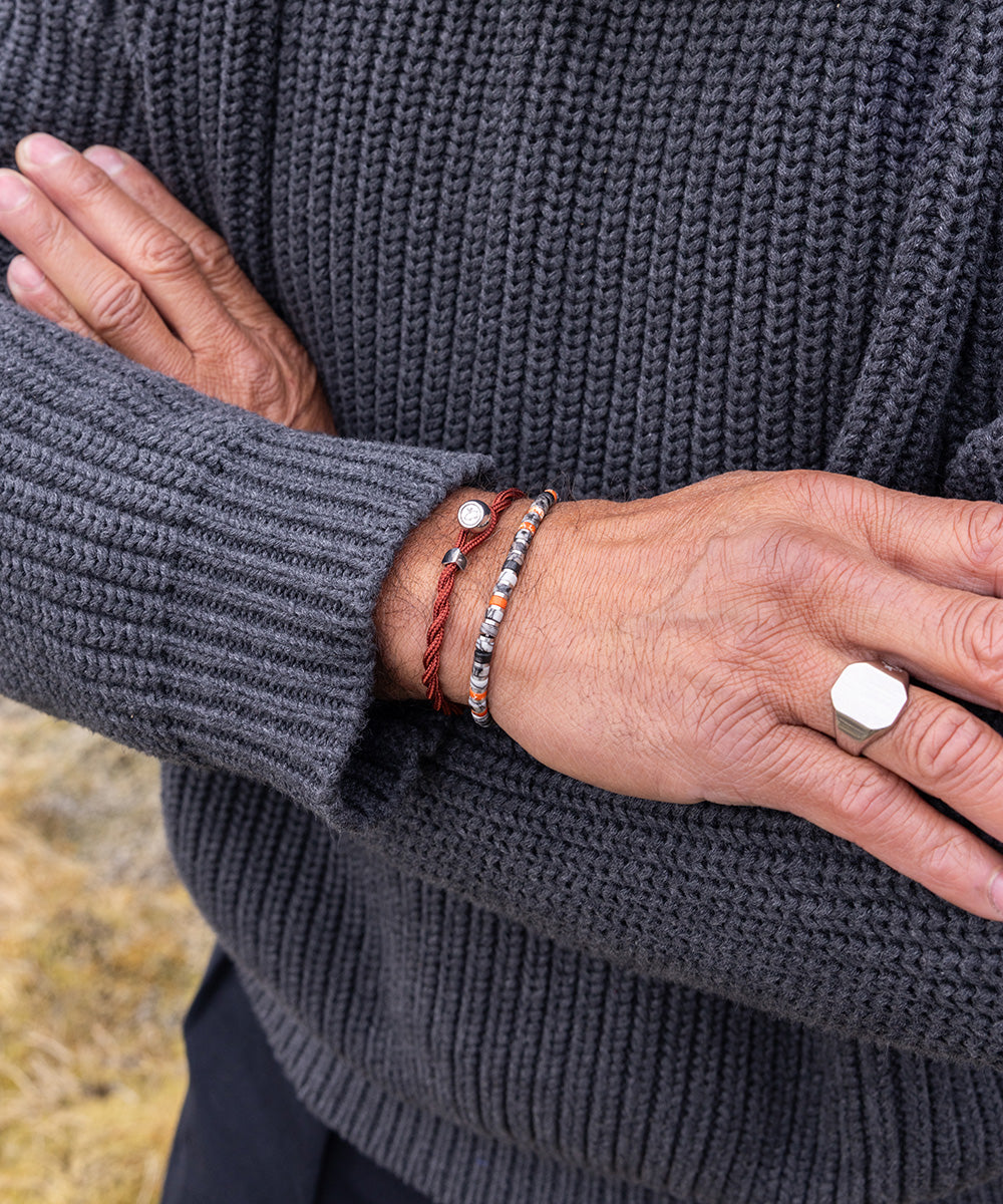 Easy Ed Velvet Red & Brontide Lillehammer & Classic Ring Set