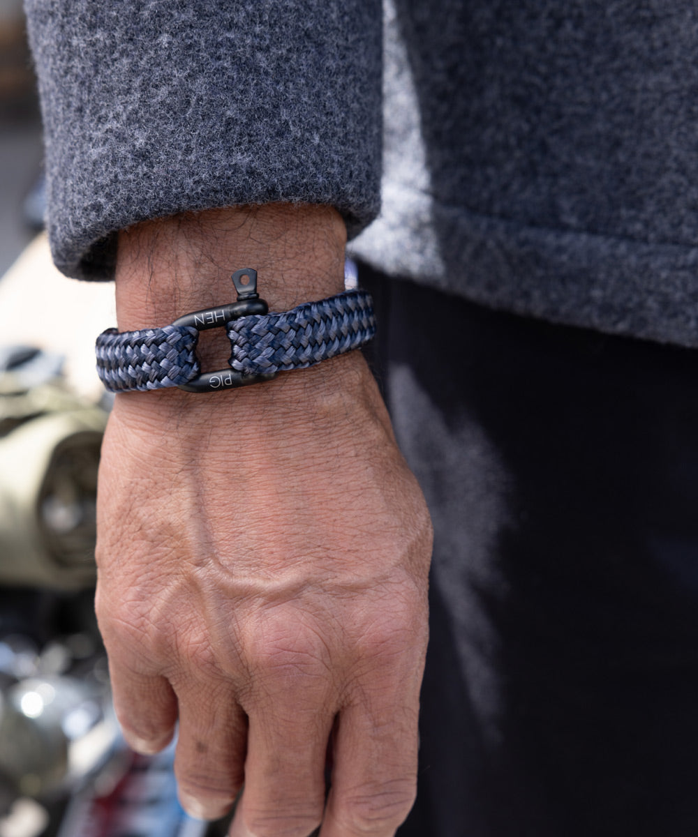 Gorgeous George Navy-Slate Gray | Black