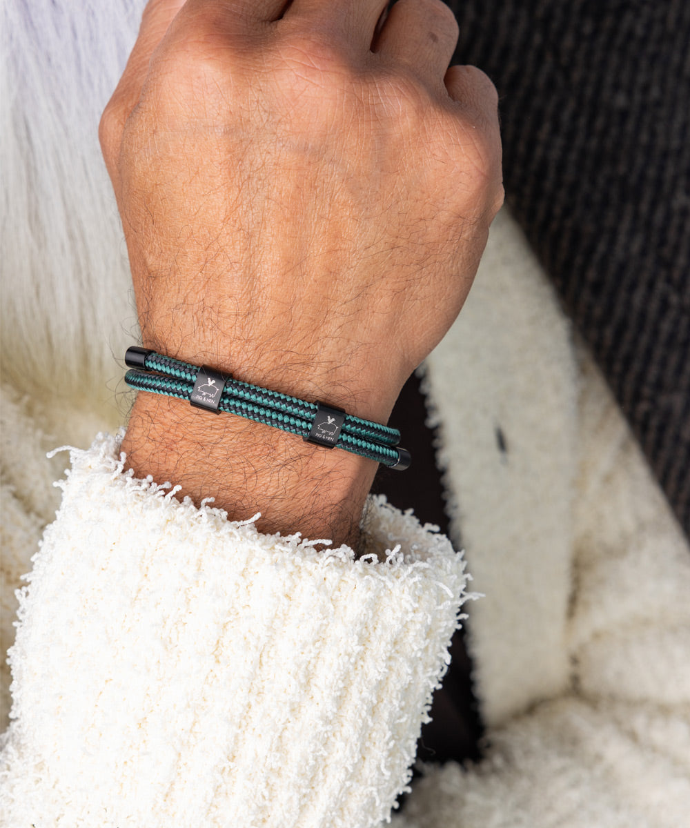 Little Lewis DBL Patina Green - Black | Black