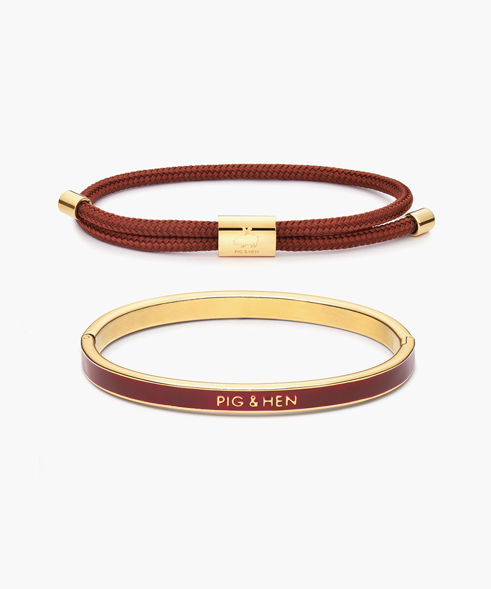 Lewis Velvet Red & Maya Lou Aura Set