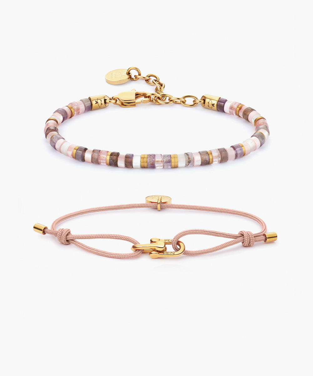 Mia Dusty Pink & Brontide Vienna Set