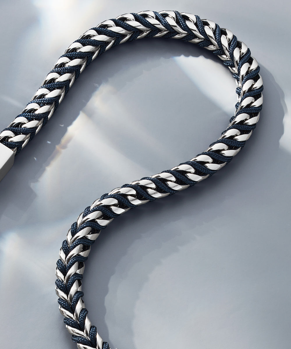 Catena Foxtail Navy | Silver