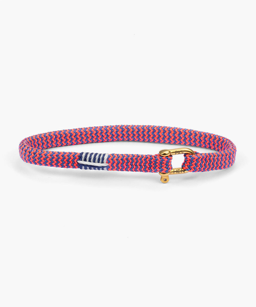 Franky Neon Pink - Royal Blue | Gold