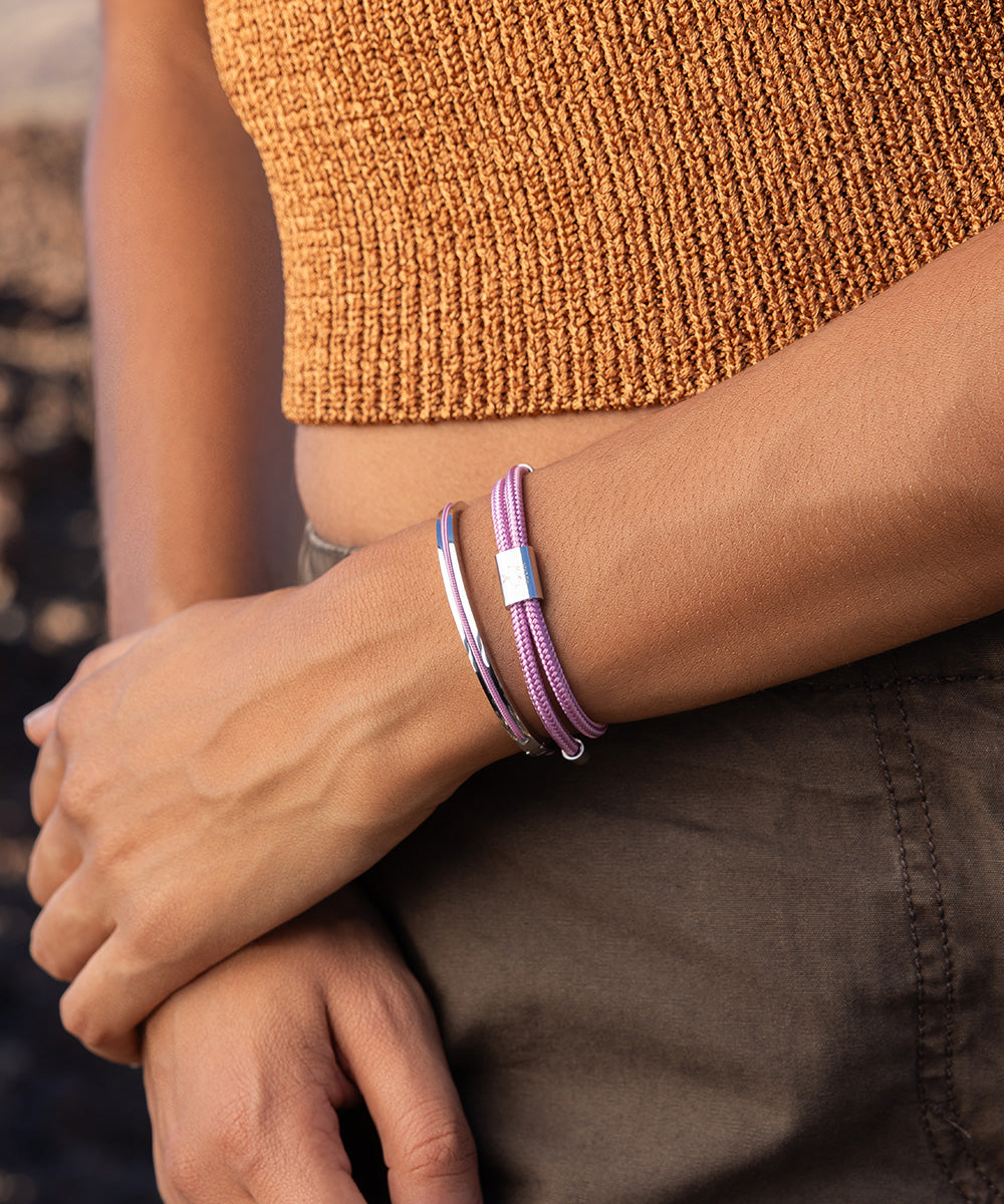 Lewis Lilac Purple | Silver