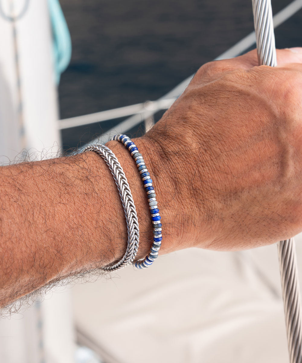 Mariner Brontide 4mm Lapis Lazuli | 925 Sterling Silver