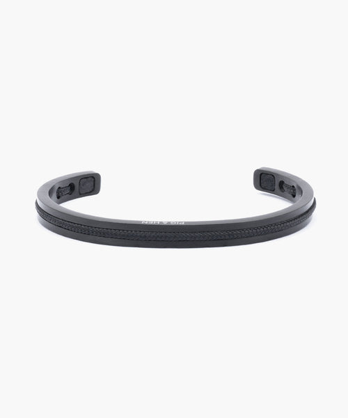 PG7 新品 PIG&HEN ピッグアンドヘン NANARCH6 バングル Navarch 6mm Black | Black – Pig & Hen
