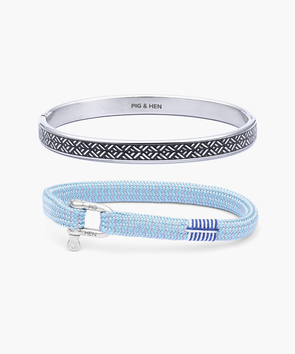 Vicious Vik Summer Blue - Stone Gray & Navarch Striato Set