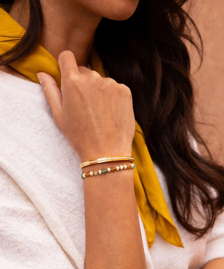 Navarch 4mm Ivory | Gold